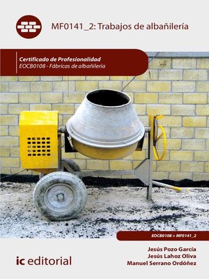 cover image of Trabajos de albañilería. EOCB0108
